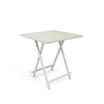 Livingandhome Folding Wooden Dining Table 70x70cm White, ZH1287