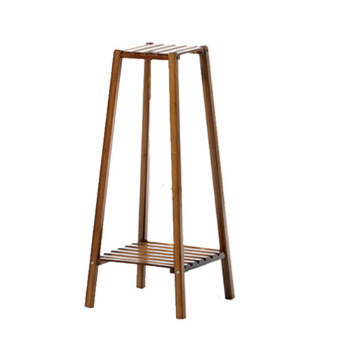 Livingandhome Vintage Tiered Indoor Plant Stand Solid Wood Display Shelf, SP2174