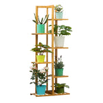 Rustic Wooden Multi-Tiered Potted Plant Stand, SP2379
