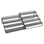 Livingandhome 4 Tier Kitchen Expandable Spice Rack Cupboard Organiser, WZ0078