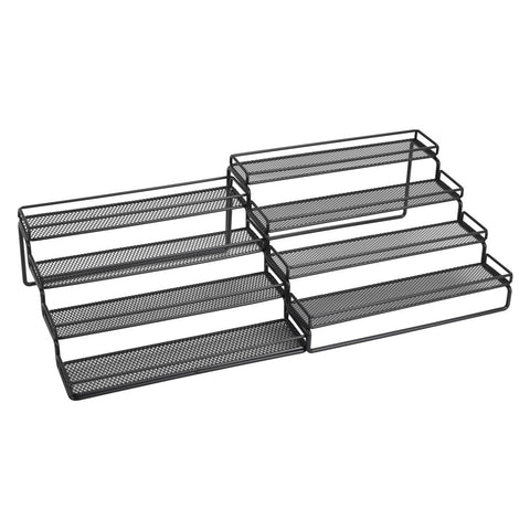 Livingandhome 4 Tier Kitchen Expandable Spice Rack Cupboard Organiser, WZ0078