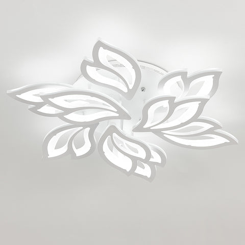 Livingandhome Petal-Shaped LED Energy-efficient Semi Flush Ceiling, LG0635