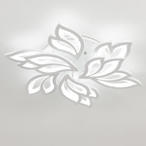 Livingandhome Petal-Shaped LED Dimmable Energy-efficient Semi Flush Ceiling, LG0636