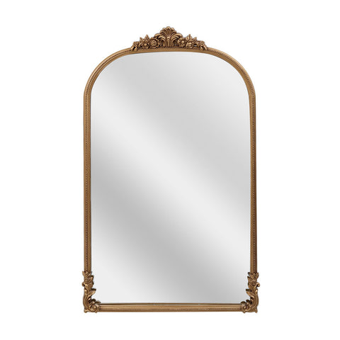 Livingandhome European Arched Framed Ornate Decorative Full Length Mirror, ZE0024