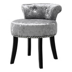 Livingandhome Ice Velvet Upholstery Make Up Chair Dressing Stool, ZH0229