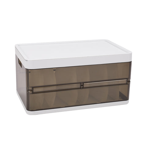 Livingandhome Folding Clothes Organiser Wardrobe Drawer Storage Box with Dividers, WZ0071