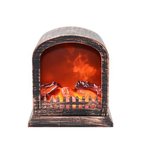 LED Fireplace Lantern Fire Flame Light Home Decor, SC0105