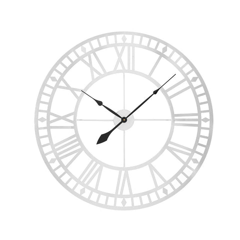 Large Metal Decorative Modern Wall Clock with Roman Numerals, SW0028