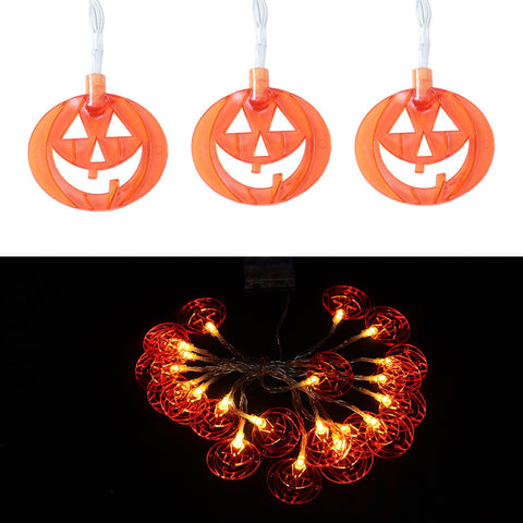 Livingandhome Halloween Smiley Pumpkin LED String Lights Party Decor, SW0316
