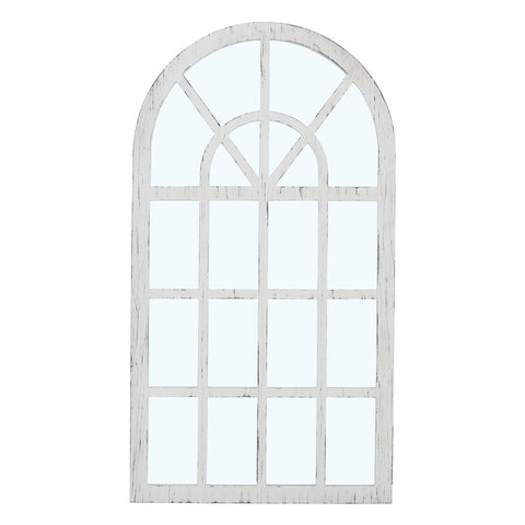 Arch Outdoor Garden Windowpane Mirror Farmhouse Style Wall Decor, MC0420
