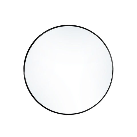 Livingandhom Nordic Round Bathroom Framed Mirror Wall Hanging, CD0240