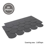 Livingandhome 18Pcs Asphalt Shingles Bitumen Roofing, AI1015