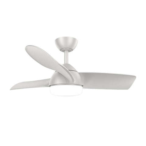 Livingandhome 107cm 3 Blade Ceiling Fan Light ABS Blades with Remote, DM0329