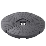 Livingandhome HDPE Water-or-Sand-Filled Umbrella Base Cantilever Parasol Stand, LG0884