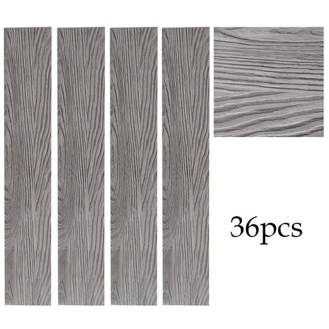 Livingandhome PVC Wooden Self-adhesive Laminate Flooring Planks for Home Decor, LG0410