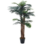 Livingandhome 180cm Large Artificial Palm Tree Fake Plant in Pot, PM1217