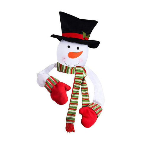 Christmas Tree Top Hat Topper Snowman Tree Cover Home Decor, SC0013